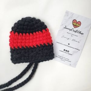 Mixed color beanie hat shift knob cover handmade